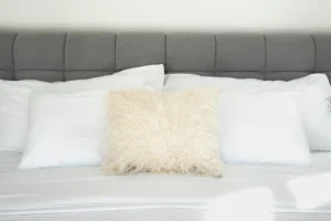 Premium mattress with high-density 100% cotton linens.